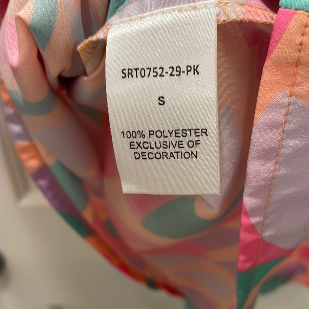 THML NWOT Floral Ruffle Sleeve Blouse - Picture 5 of 6